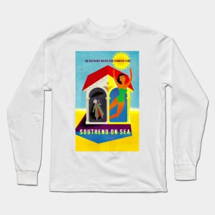 Vintage Travel - Southend on Sea Long Sleeve T-Shirt